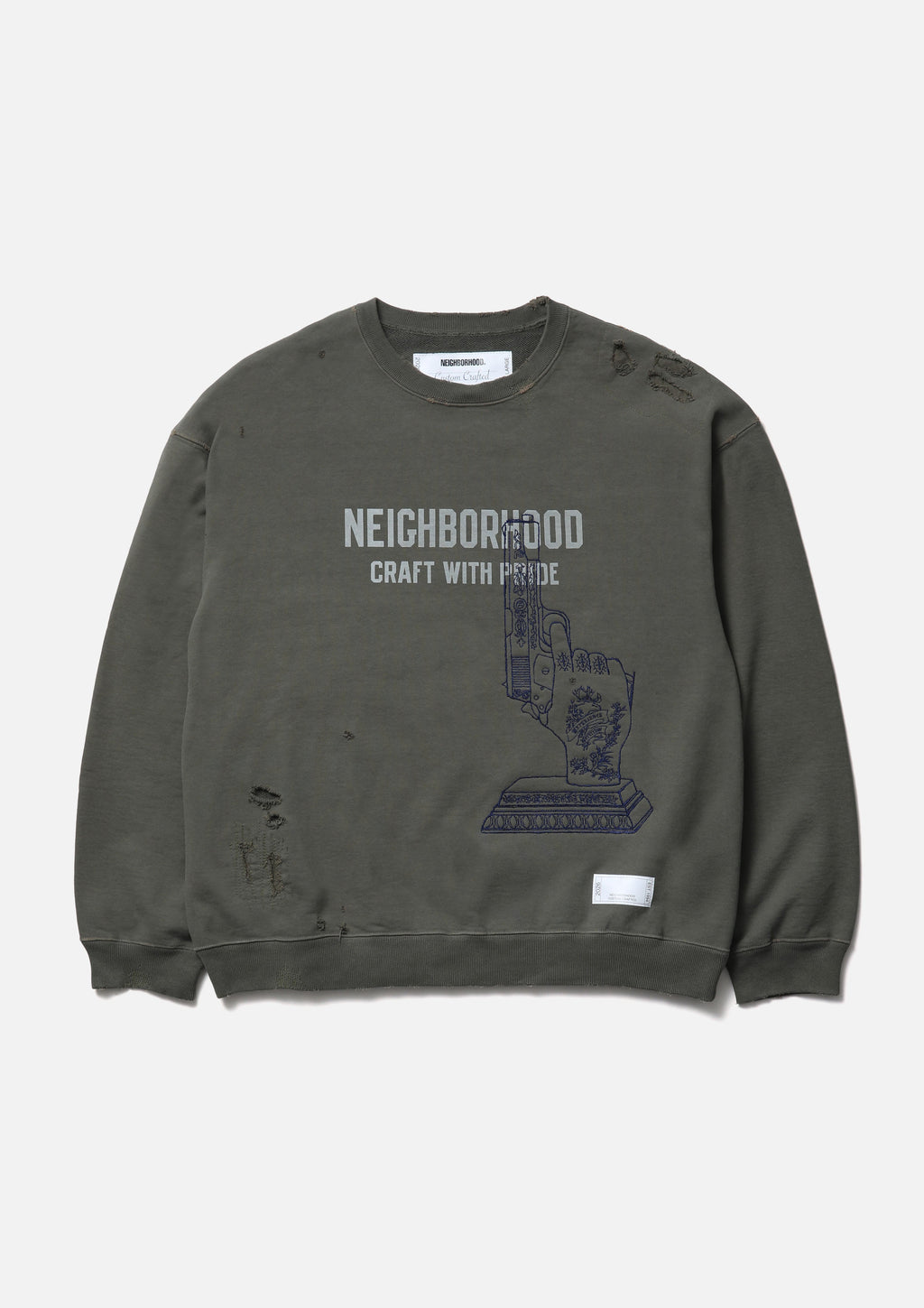 Savage Sweat Shirt Ls - OLIVE DRAB