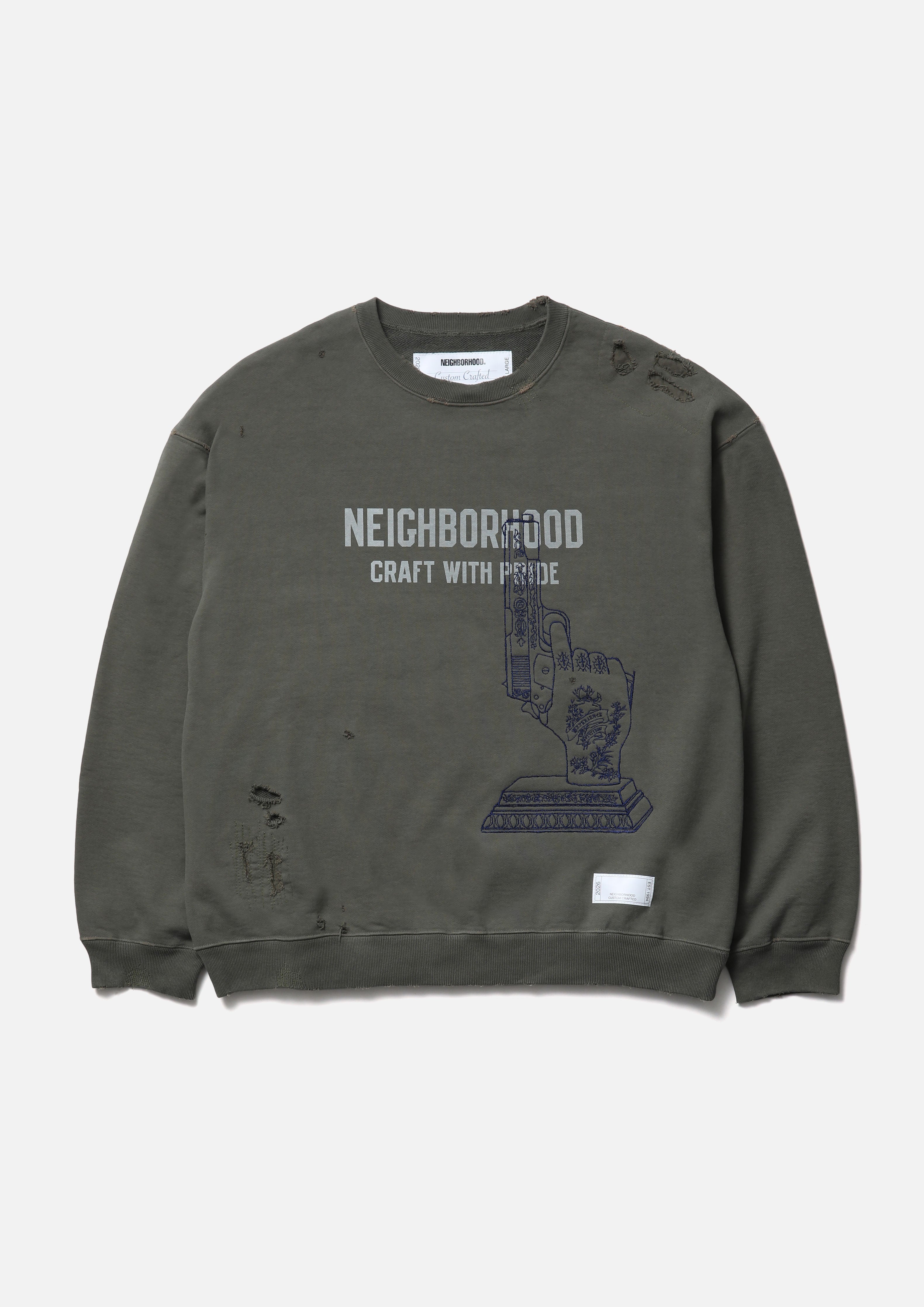Savage Sweat Shirt Ls - OLIVE DRAB