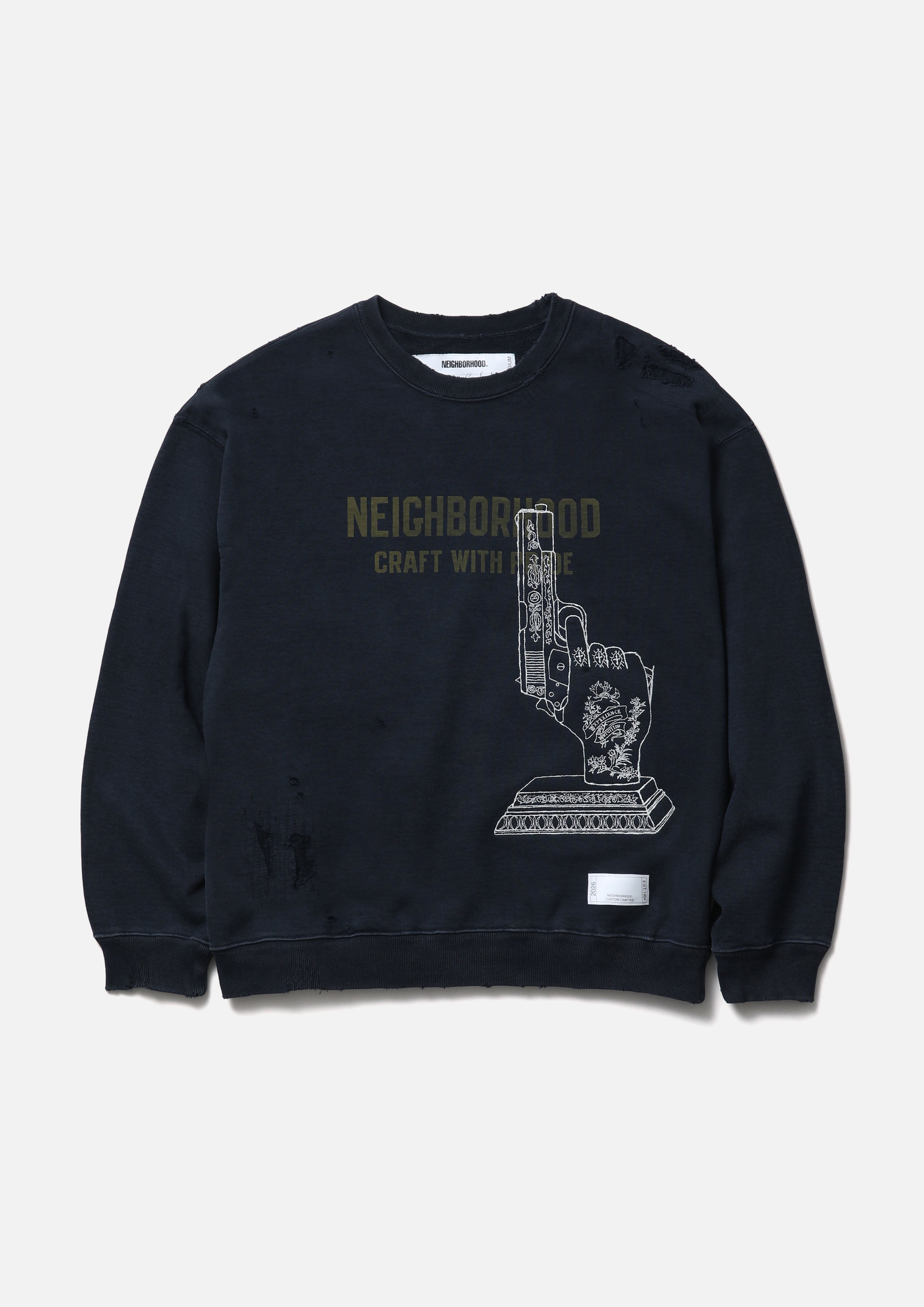 Savage Sweat Shirt Ls - BLACK