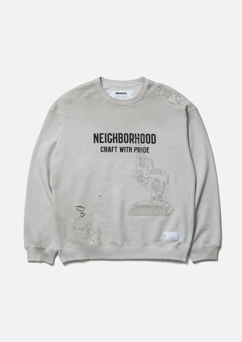 Savage Sweat Shirt Ls - OATMEAL
