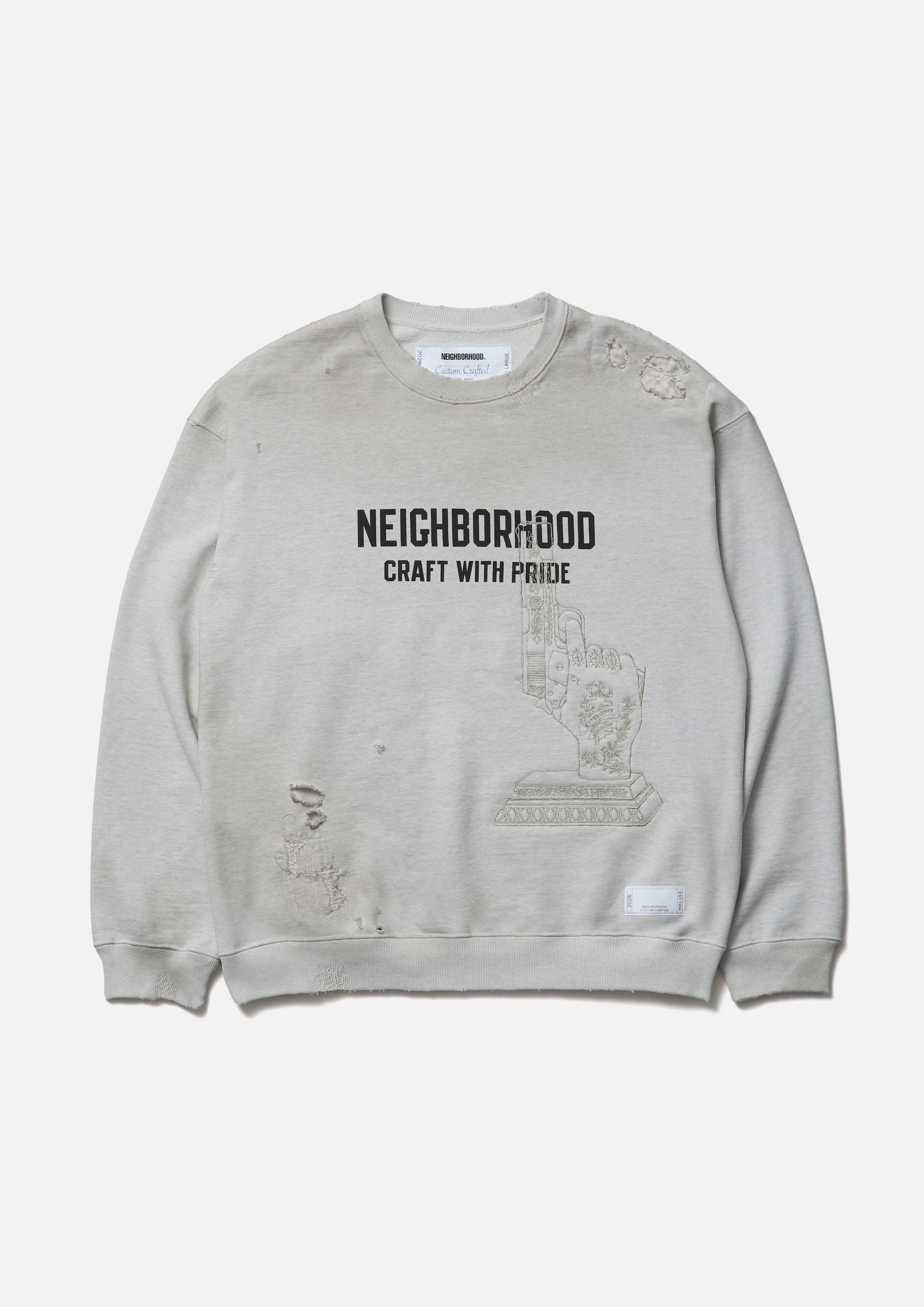 Savage Sweat Shirt Ls - OATMEAL