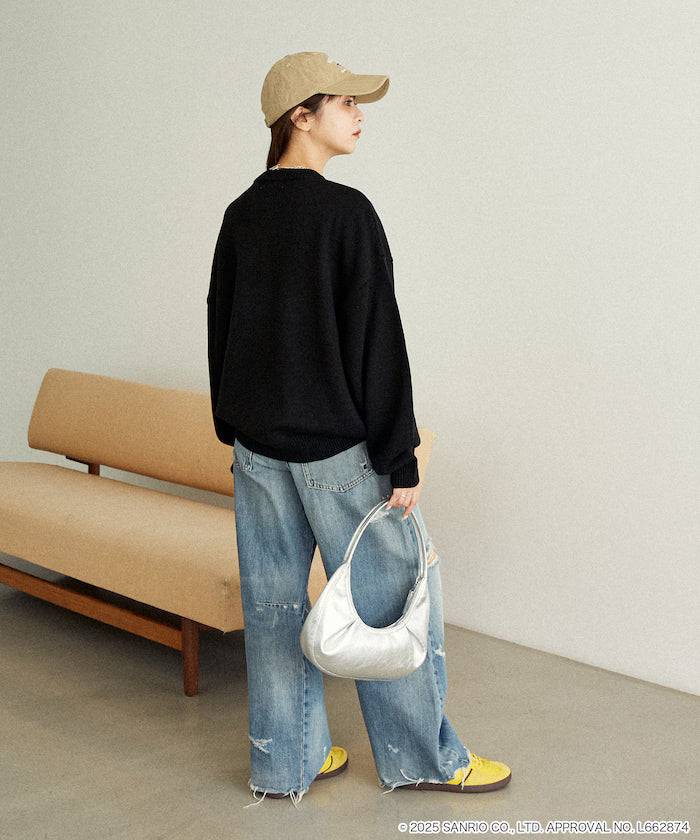 "SANRIO/Sanrio" Pixel Art Jacquard Knit Limited Edition