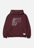 Savage Sweat Hoodie Ls - BURGUNDY