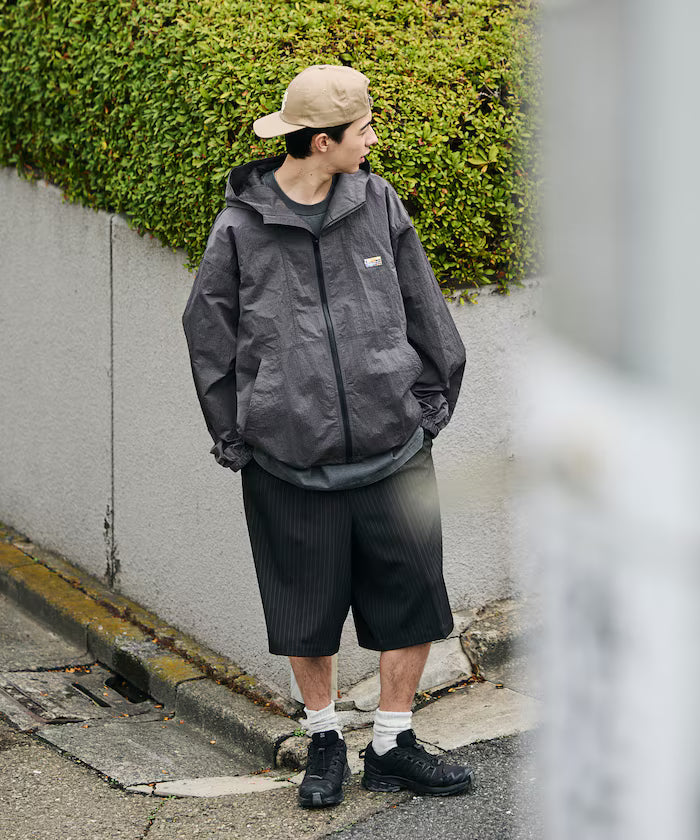 1-Tack Baggy Silhouette Slacks Short Pants