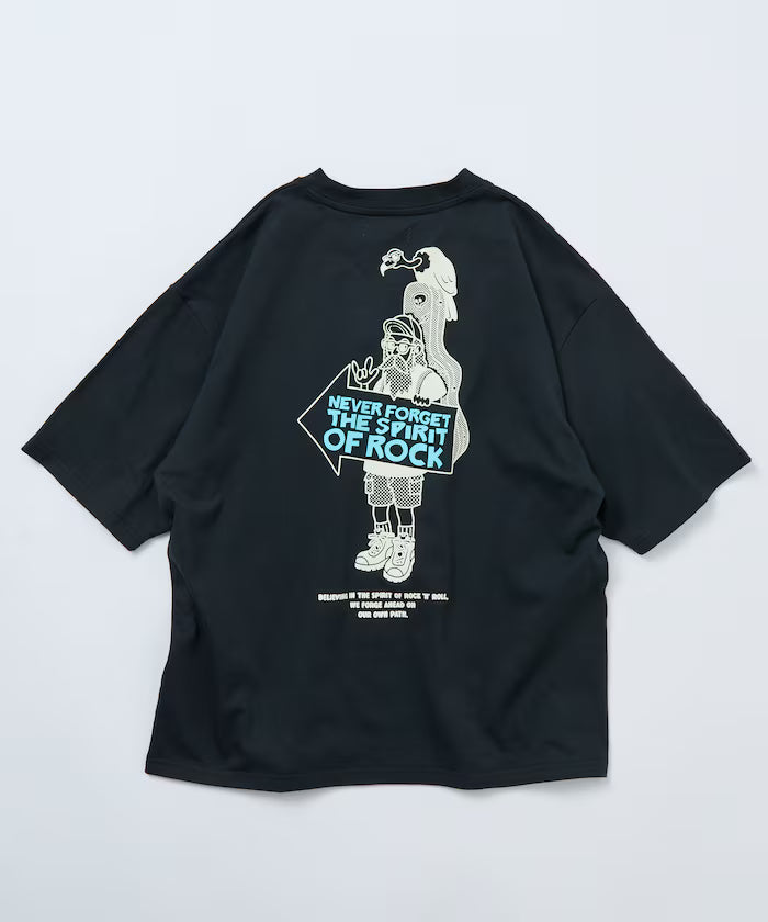 Limited Edition Big Silhouette Back Print T-Shirt CAMP MAN