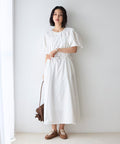 Balloon Sleeve 2WAY Dress / 5 Minute Sleeve - Off-White