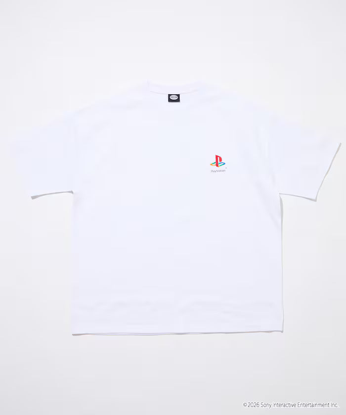 Big Silhouette Back Print Crew Neck T-Shirt/PlayStation Ape Escape 【Limited Edition】