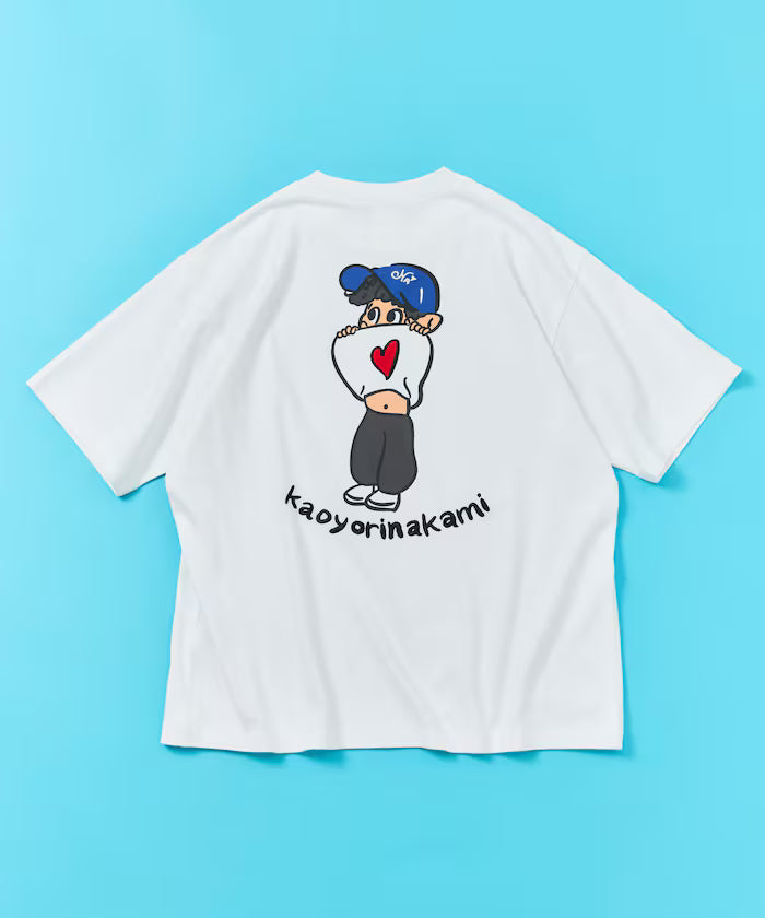 [Sales start on May 22 at 12:00] kaoyorinakami × FREAK'S STORE/ Kaoyorinakami exclusive Heso Dashi Boy Tee