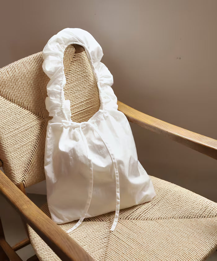 Crash Satin Frill Tote