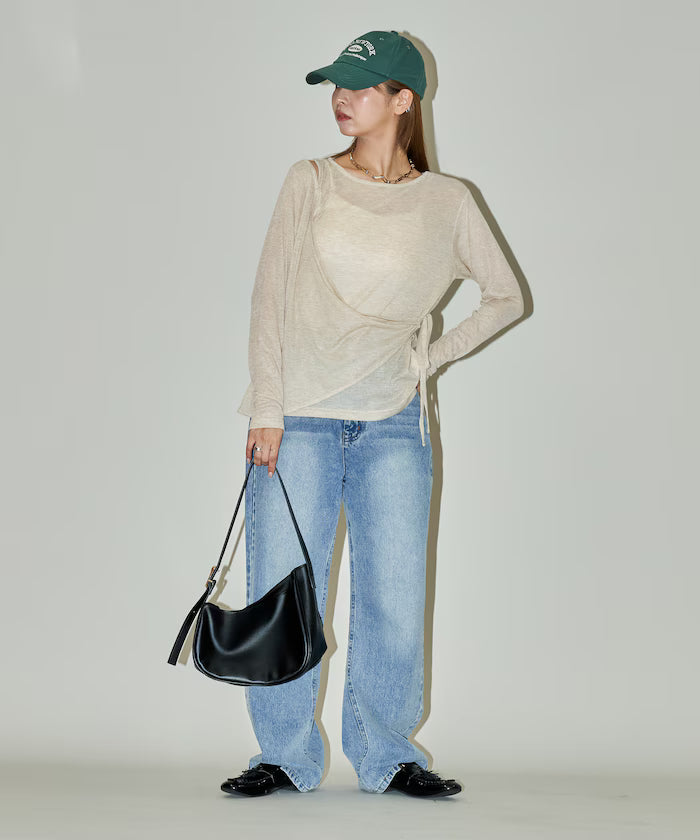 Layered Cache coeur Sheer Long Sleeve T Limited Edition