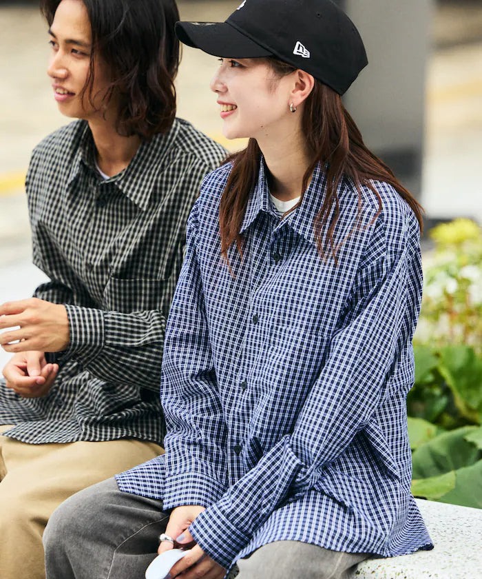 Relax Fit Classic Pattern Regular Collar Shirt / Check Pattern / Stripe Pattern 【Limited Edition】