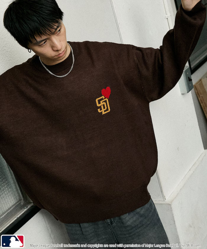 Custom HEART LOGO KNIT