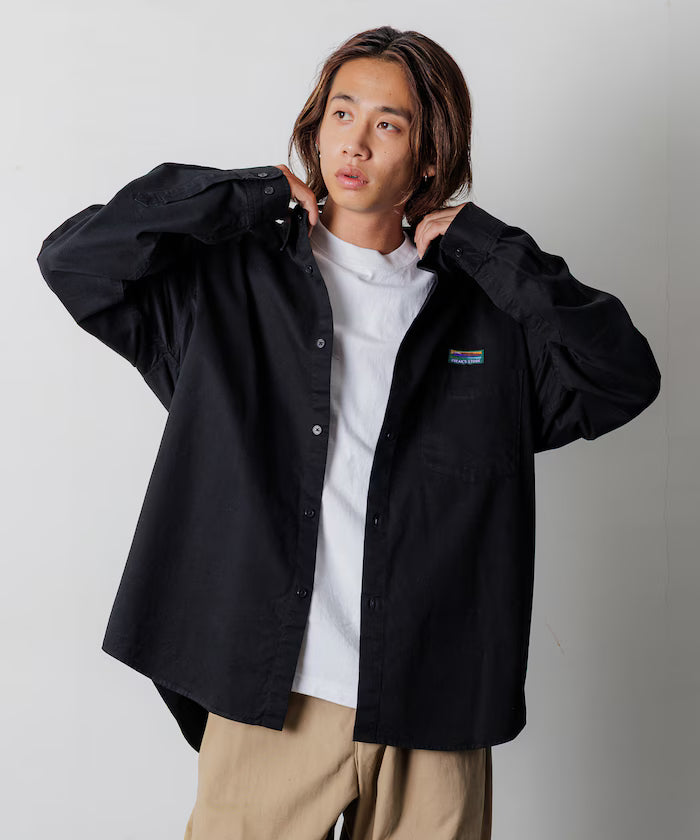 Relax Fit Relaxed Fit Garment Dyed Regular Collar Shirt [Limited Edition]