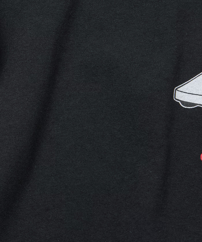 Limited Edition diskunion×FREAK'S STORE Collaboration Shiba Inu Big Silhouette Print Crew Neck T-Shirt