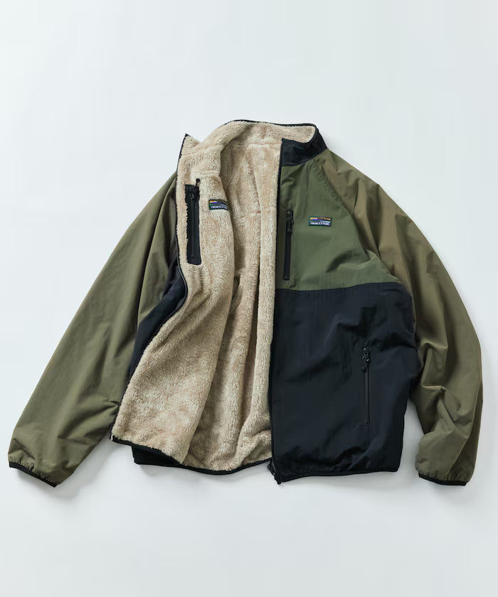 Relaxed Fit Nylon Fleece Reversible Blouson [Limited Release] - Crazy