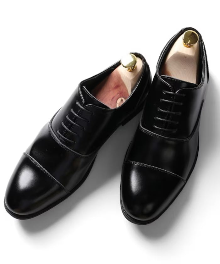 Straight Tip Dress Shoes [25.5~27.5cm] 【Limited Edition】 - Black