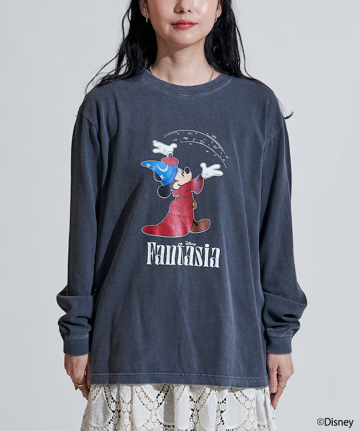 [DISNEY FANTASIA] Big Front Print Long T