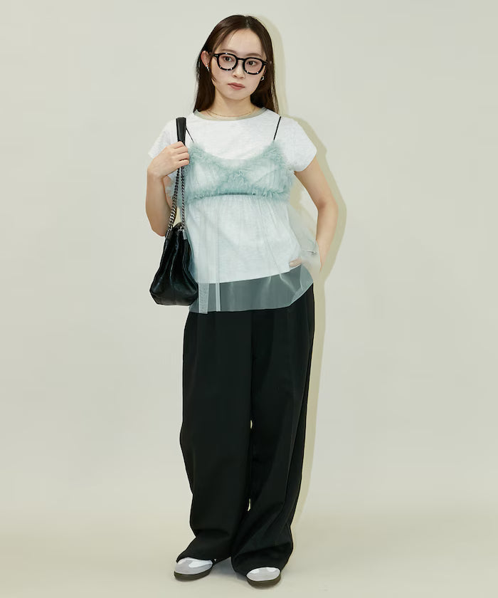 Tulle Bustier T-shirt Set Limited Edition