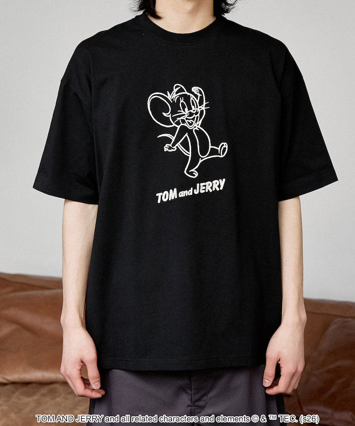 <Functional Material> TOM AND JERRY Graphic T-Shirt Limited Edition