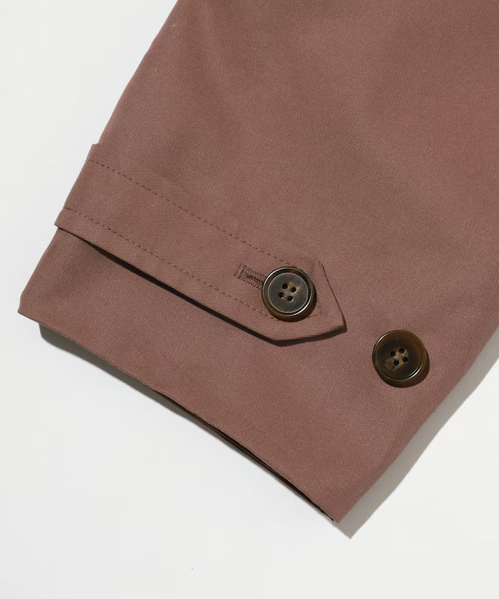 Mid-length T/C Chambray Trench Coat