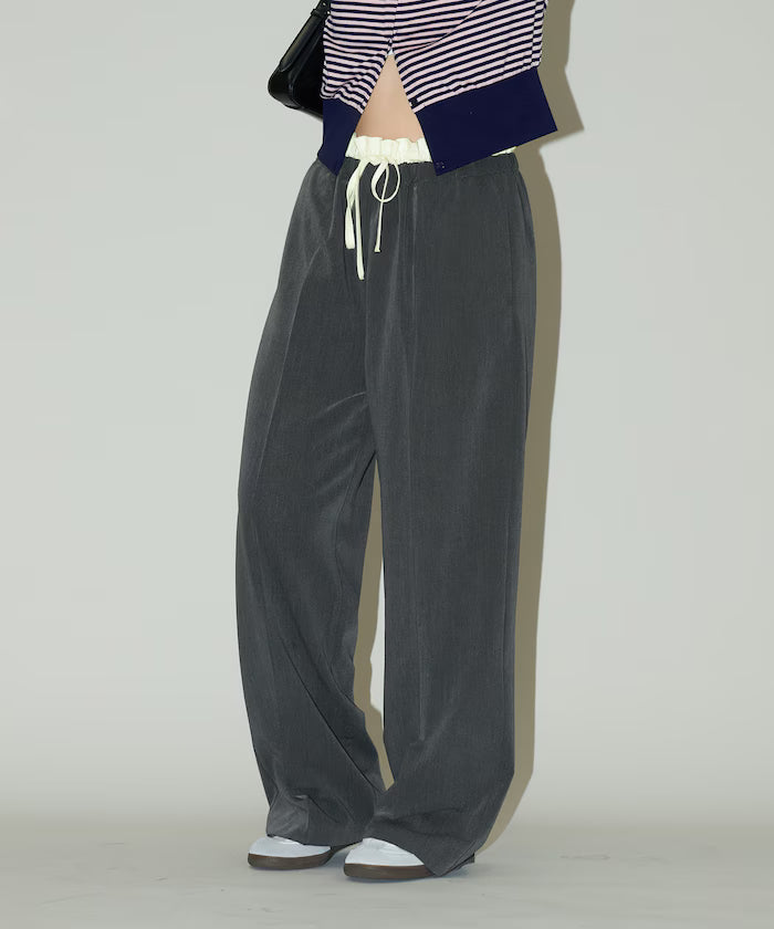 West Shearing Panel Easy Slacks Pants Limited Edition