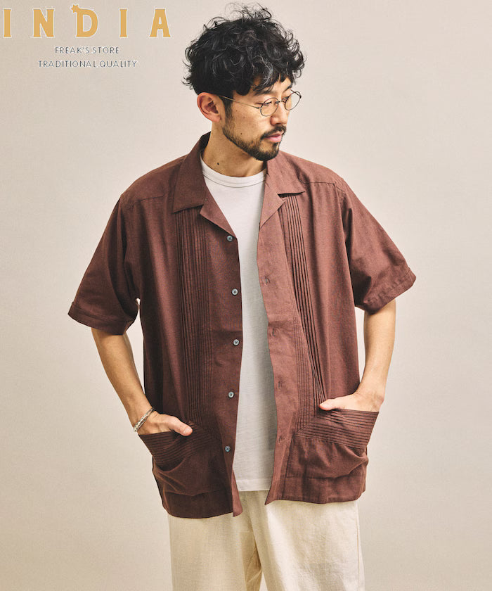 New Color Added: India-Made Relaxed Fit Cuban Shirt Short Sleeve