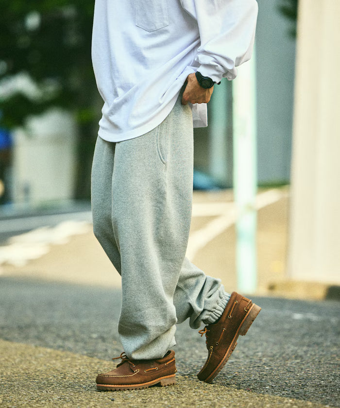 12oz Heavyweight Relaxed Fit Sweatpants / Setup Compatible 【Limited Release】 - Heather Gray