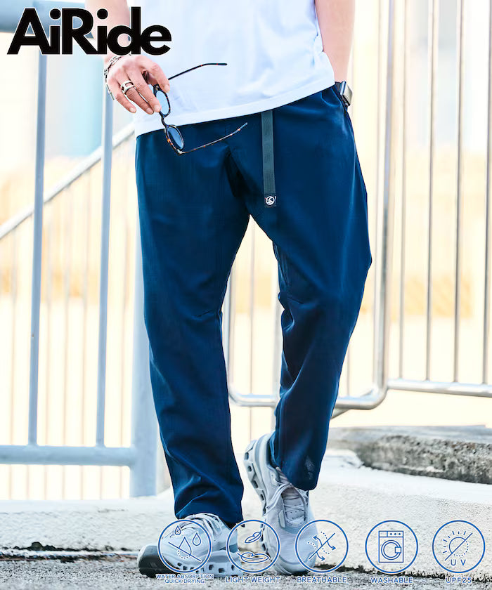 AiRide/AiRide Basic Silhouette Climbing Pants/Pocketable/Quick Drying/UV Cut [Limited Edition] - Navy
