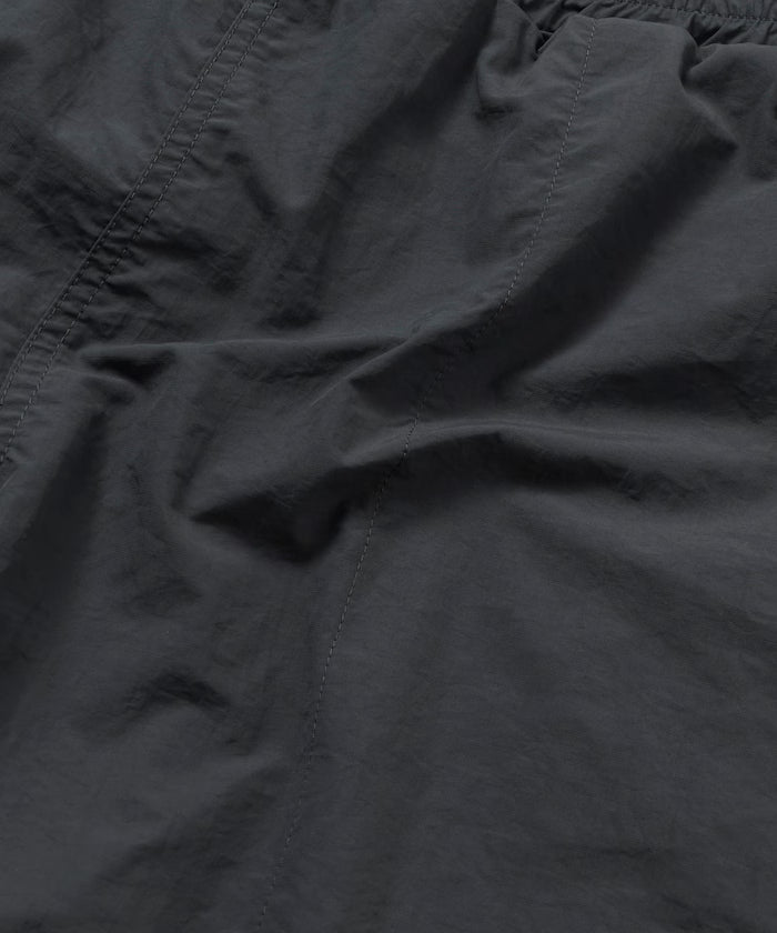 Nylon Medium Length Baggy Shorts