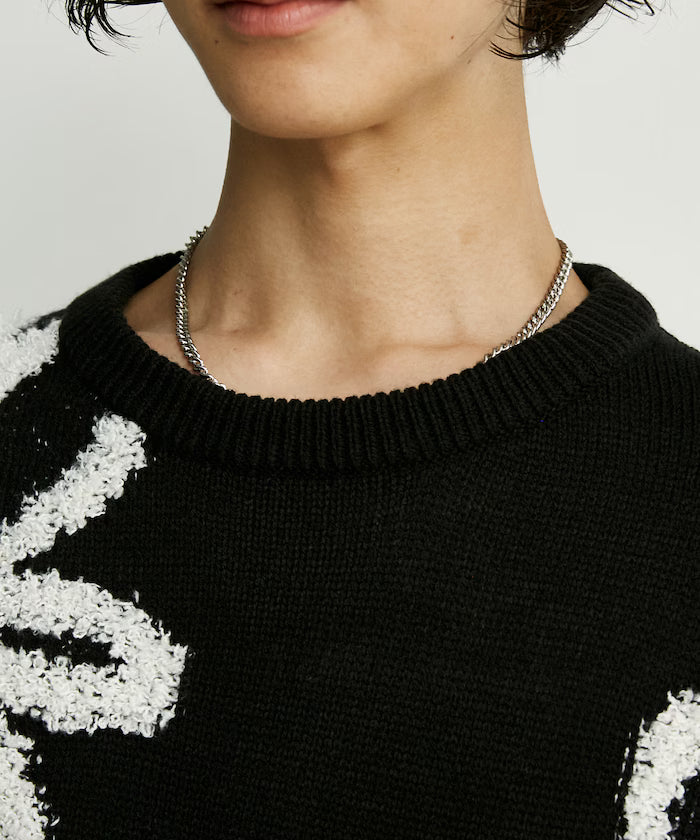 Boucle Flower Pattern Pullover Knit [Limited Edition]