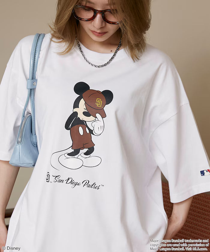 MLB/MICKEY MOUSE/Exclusive Print T-Shirt Limited Release