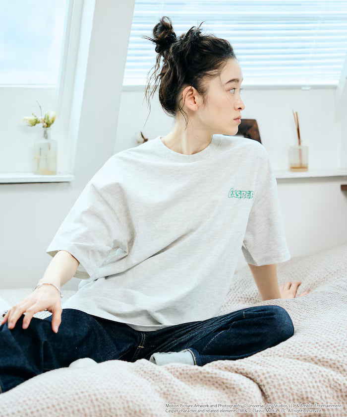 Casper Exclusive Big Silhouette Back Print Crew Neck T-Shirt [Limited Edition]