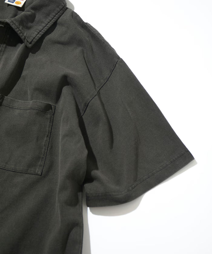 HEAVY WEIGHT/Heavyweight Pigment Short Sleeve Polo Shirt/T-shirt/10.5 oz