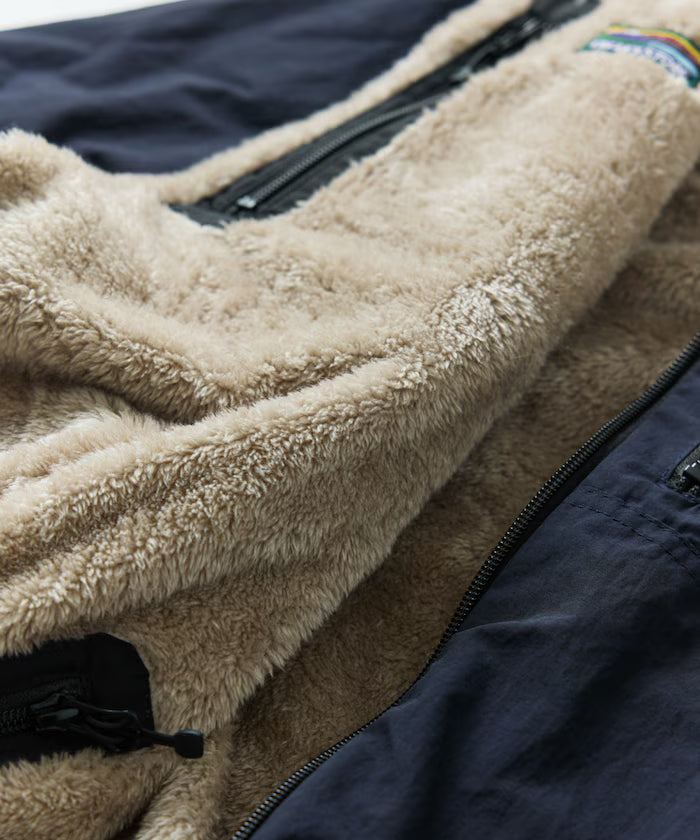 Relaxed Fit Nylon Fleece Reversible Blouson [Limited Release]