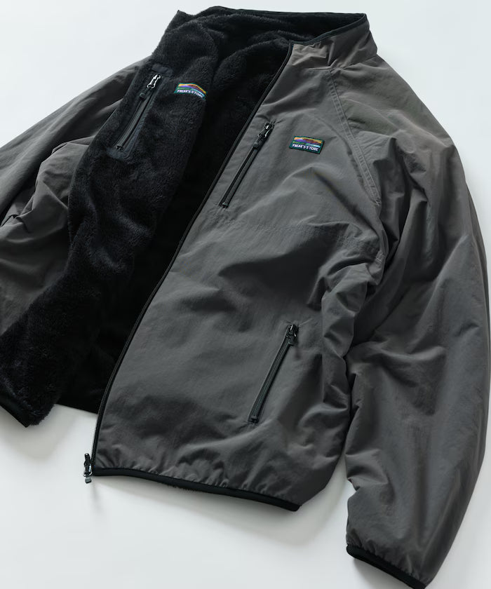 Relaxed Fit Nylon Fleece Reversible Blouson [Limited Release]
