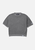 Mesh Knit Ss - GRAY