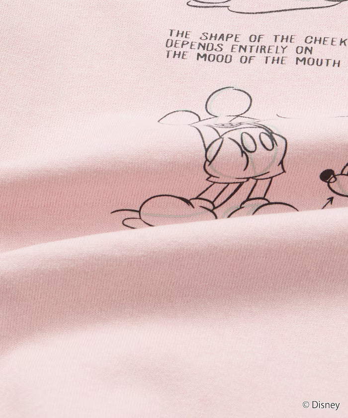 Limited Edition DISNEY Mickey Mouse Monochrome Back Print Crew Neck T-Shirt