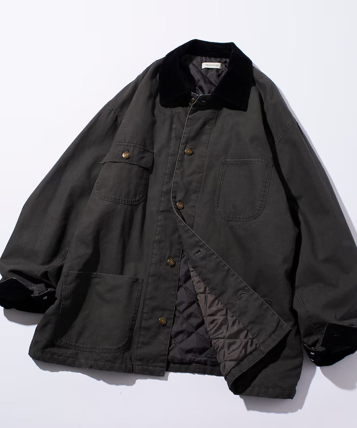 Big Silhouette Corduroy Switch Duck Coverall Jacket [Limited Edition]