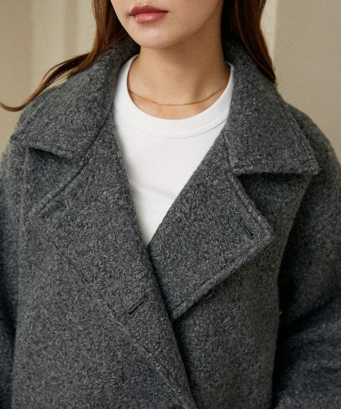 Multicolor Shaggy Long Coat Limited Edition