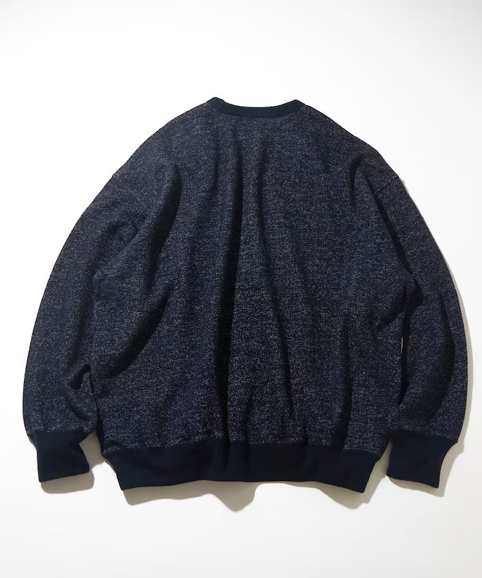 Merino Wool＋Cotton Loop Back heather Sweatshirt