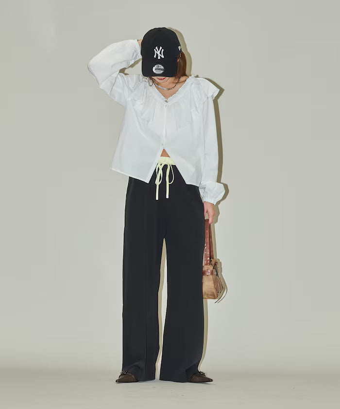 West Shearing Panel Easy Slacks Pants Limited Edition