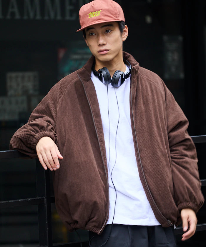 Relaxed Fit Corduroy Mid Padding Stand Blouson [Limited Edition]