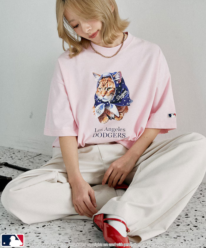 Limited Edition MLB Animal Print T-Shirt - Pink