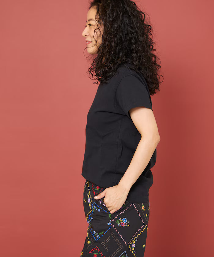 Oil Cut Process T-shirt