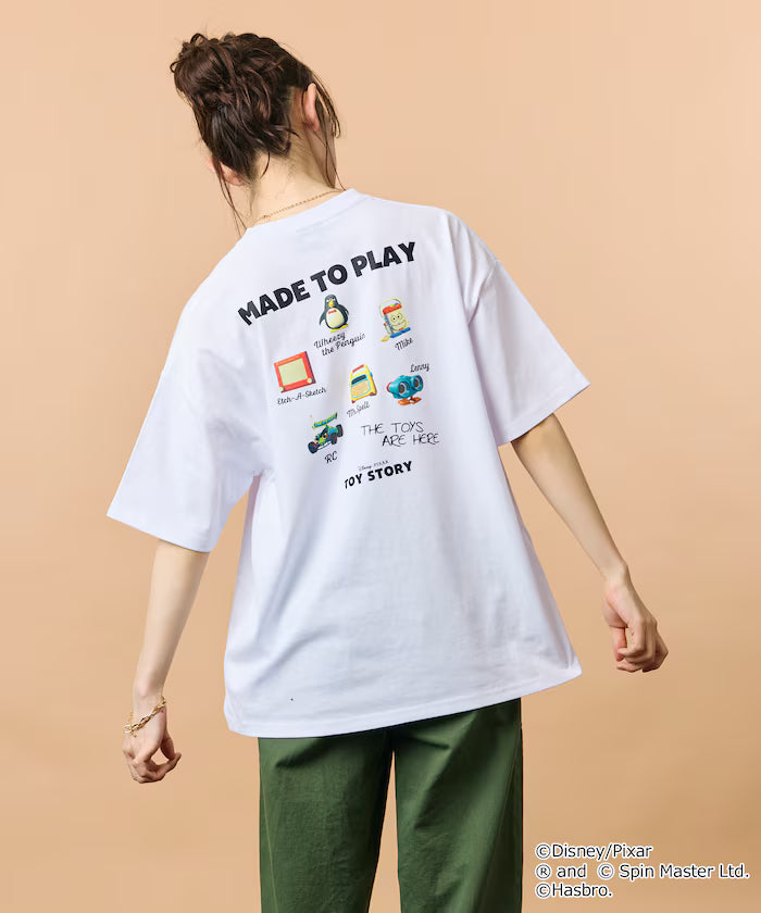 [TOY STORY] Exclusive Back Print Crew Neck T-Shirt / MADE TO PLAY [Limited Edition]