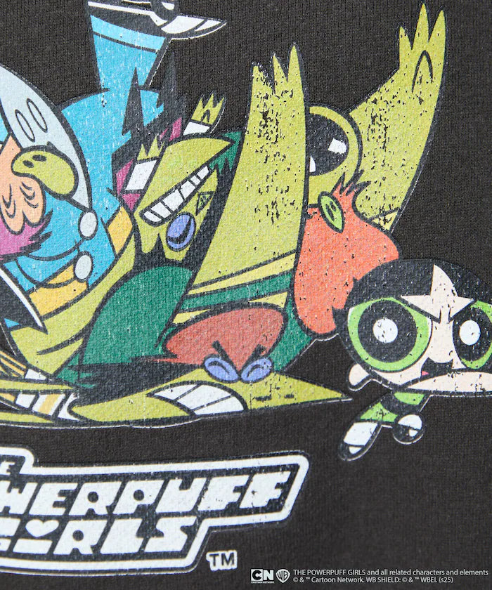 The Powerpuff Girls Front Art Crew Neck Sweatshirt Limited Edition