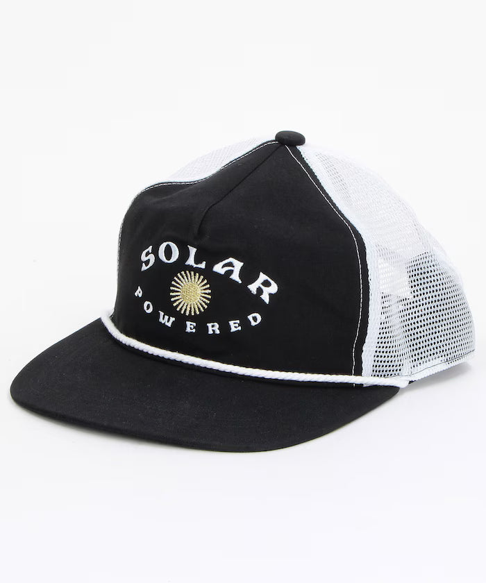 FREAK'S STORE for BEACH & FES Vintage-like Trucker Mesh Cap - SOLAR BLK