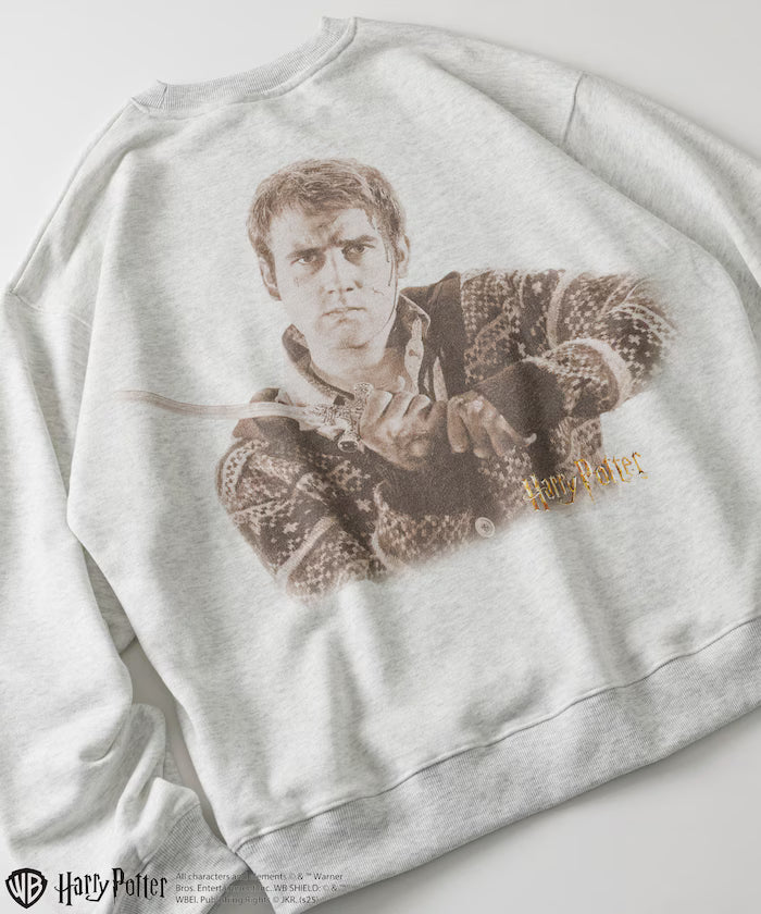 Harry Potter / Harry Potter Neville Longbottom Back Print Crew Neck Sweat - Light Gray