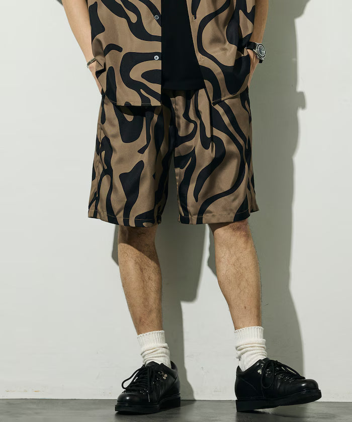 Pattern Easy Shorts / All-over Design Short Pants / Compatible with Setup