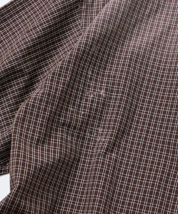 Big Silhouette Damage Processing Regular Color S/S Shirt/Check/Stripe/Fade Processing [Limited Edition]